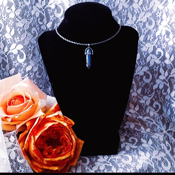 handcrafted Jewelry - Handcrafted healing stone necklace